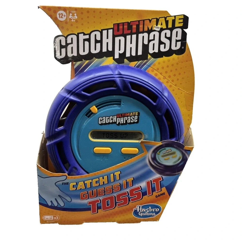 NEW Ultimate Catch Phrase Hasbro Electronic Game- catch it, guess it, toss it